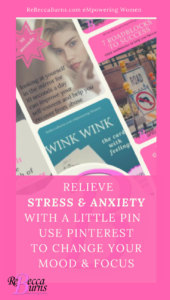 relieve stress and anxiety with a little pin 