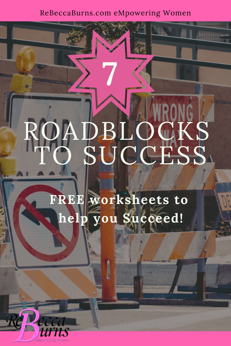 Steps To Success Free Printable- Learn To Overcome 7 Roadblocks That ...