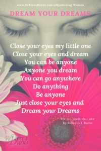 Dream Your Dreams Inspirational Poetry for Children