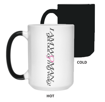 I AM WOMAN 15oz color changing mug